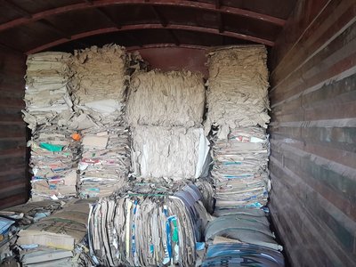 Collection trucks ready for waste pickup in Mombasa